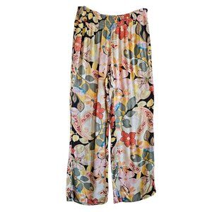O'Neill Johnny Floral Allover Pants Woven Pull On Straight Leg Stretch Waist XXL